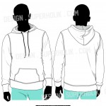 pullover vector template
