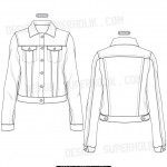 jacket template vector