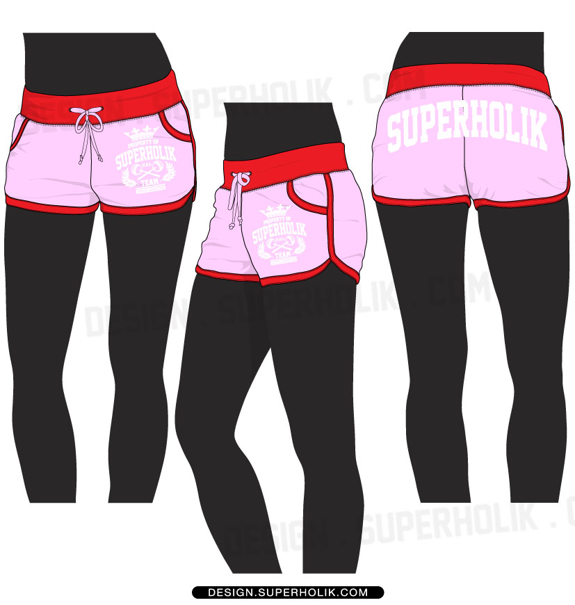 track shorts template