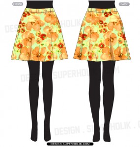 Skirt template
