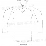 3/4 henry neck shirt template