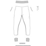 Jogger pants template set