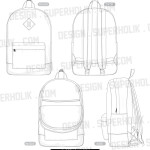 Backpack template